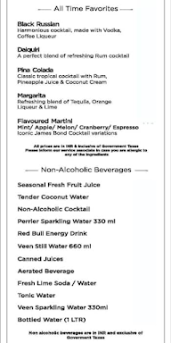 Durrant's Bar - My Fortune Hotel menu 8