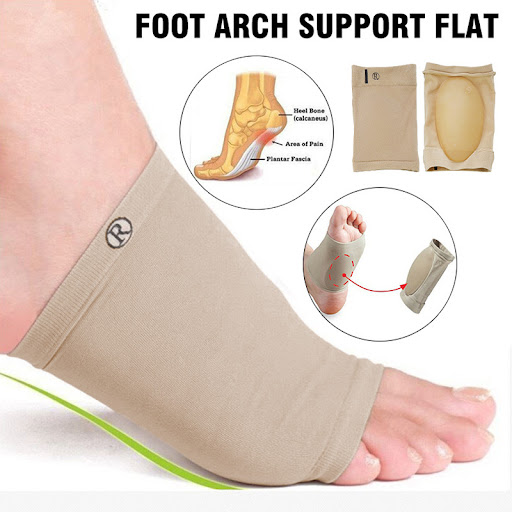 Title 3, Elastic Bandage Flat Foot Massage Foot Pad for ...