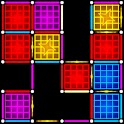 Dots Boxes neon relaxing game