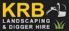 KRB Landscaping & Digger Hire Logo
