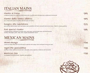 Zoya menu 