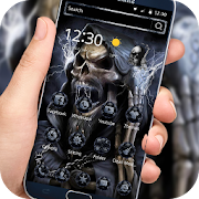 3d fashion rock death dead skull theme  Icon