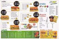 Subway menu 1