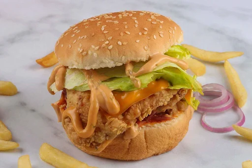 Jumbo Chicken Burger Combo