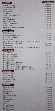 The Cake Masters menu 4