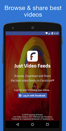 Just Video Feeds for Facebook