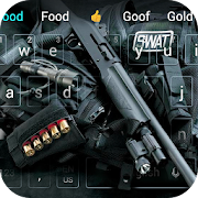 Police guns arms keyboard theme  Icon