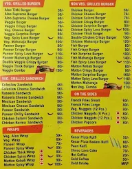 Burger 'n' Chaap Cafe menu 1