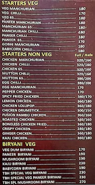 The Biryani House menu 5