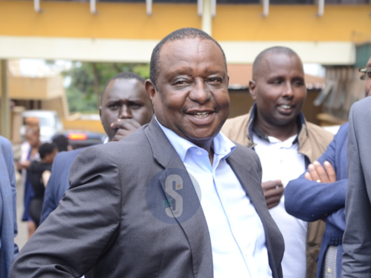 Former Treasury CS Henry Rotich at Milimani Law Courts following his acquittal in Arror-Kimwarer graft case on December 14, 2023.