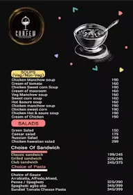 Curfew cafe menu 1