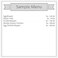 Alif Bombay Biryani menu 1