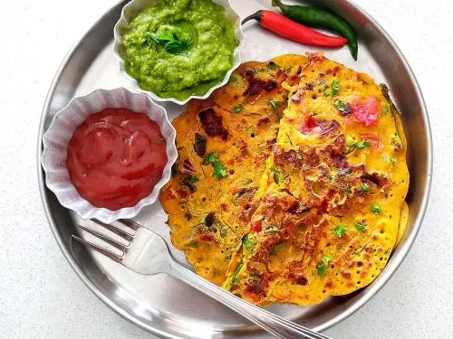 Vegetable Besan Chilla