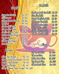 Nine Tea Nine menu 1