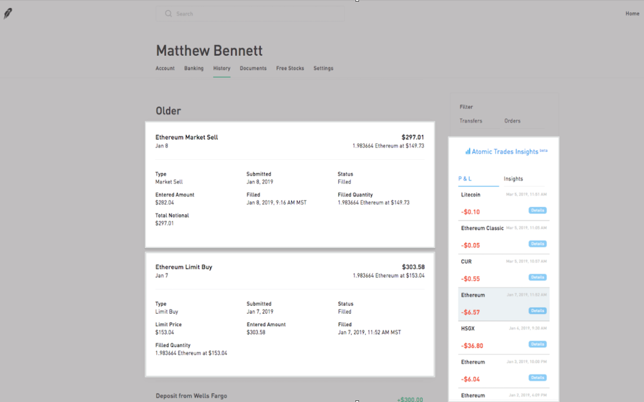 Atomic Trade Insights Preview image 1