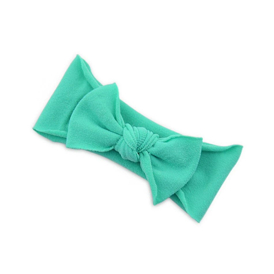Bandeau pour Bébé avec Nœud Couleur Unie Accessoire Cheveux Doux et Confortable pour Nouveau-nés et Petites Filles Style Élégant et Polyvalent