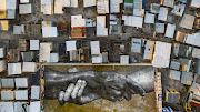 The Beyond Walls project in Philippi, Cape Town. It aims at creating the largest symbolic human chain around the world, promoting values such as togetherness, kindness and openness to the world. 