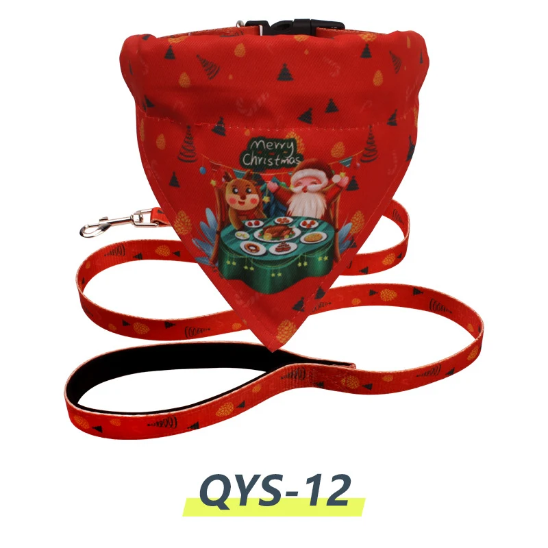 Laisse de traction réglable anti-évasion et serviette anti-salive pour animaux. Sécurité, confort et contrôle de la salive, pour des promenades sereines.