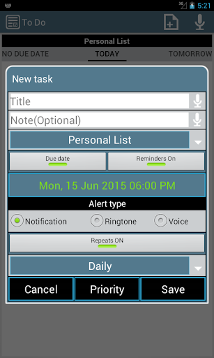 To Do List Widget