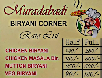 Muradabadi Chicken Biryani Corner menu 