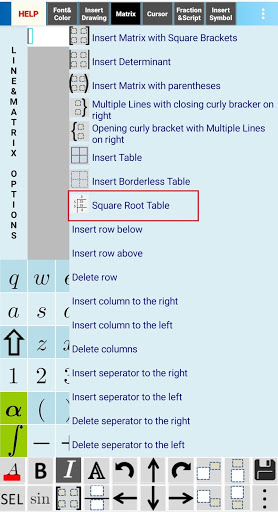 Screenshot Equation Editor and Q&A Forum