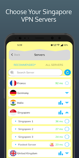 Screenshot Singapore VPN PRO - Secure VPN