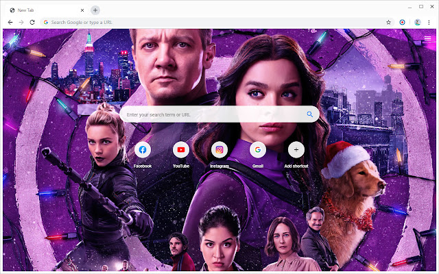 Hawkeye Disney+ Wallpapers New Tab