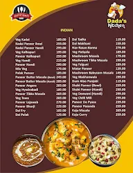 Dada's Kitchen menu 2