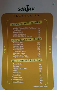 Southy menu 3