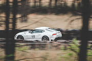 Thomas Falkiner pilots a Toyota GR Supra at the 2020 Emerald Speed Festival.