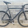 Xe Đạp Fixed Gear Tsunami Snm100 Nâng Cao - Đen Nhám Chữ Đen