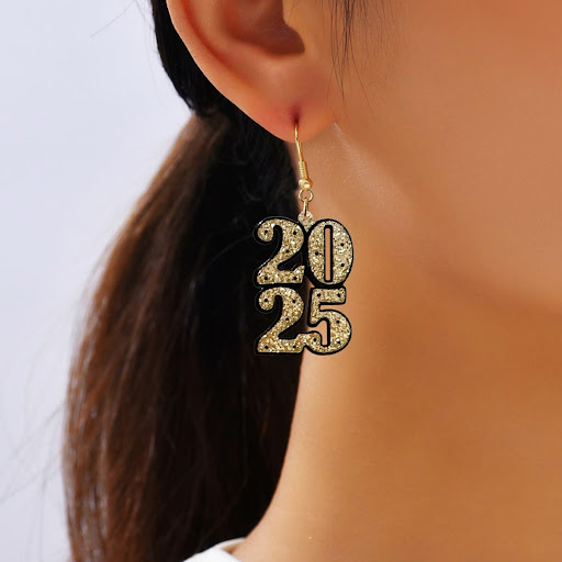Title 5, Acrylic Fashion Earrings Sequins Creative Desig...