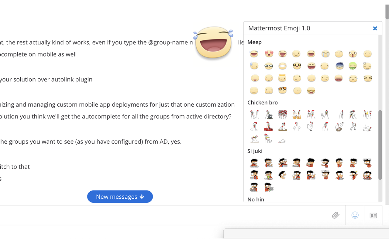 Mattermost Emoji Extension Preview image 2