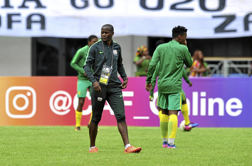 Amajita assistant coach Helman Mkhalele promises that a strong team will be selected for the World Cup in Poland. SA were drawn against Argentina, North Korea and Poland. /Muzi Ntombela/BackpagePix