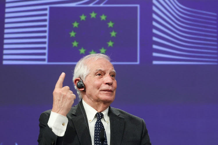 The EU's Josep Borrell speaks in Brussels, Belgium, March 5 2024. Picture: REUTERS/Yves Herman