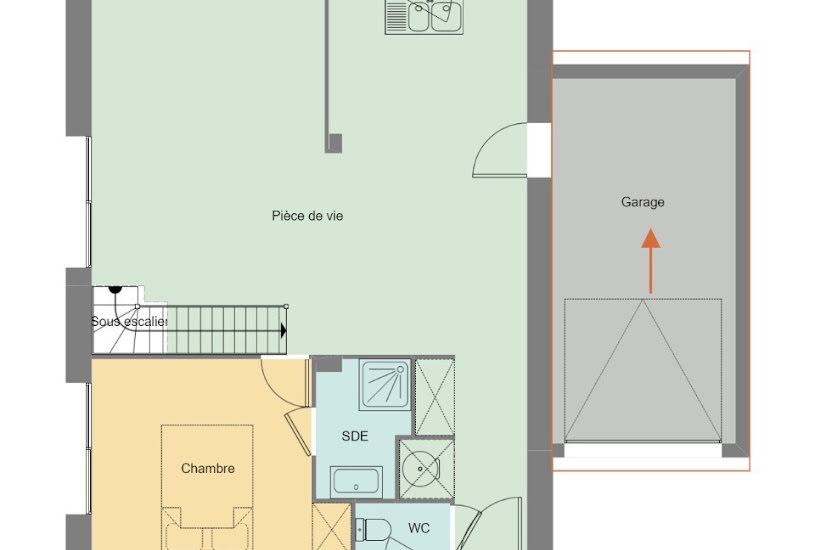  Vente Terrain + Maison - Terrain : 350m² - Maison : 89m² à Gosné (35140) 