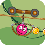 Cover Image of डाउनलोड Red Pink Ball: Red Bouncing Ball Red Hero Jungle 2.2 APK