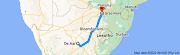 The route is a nearly 8-hour drive.