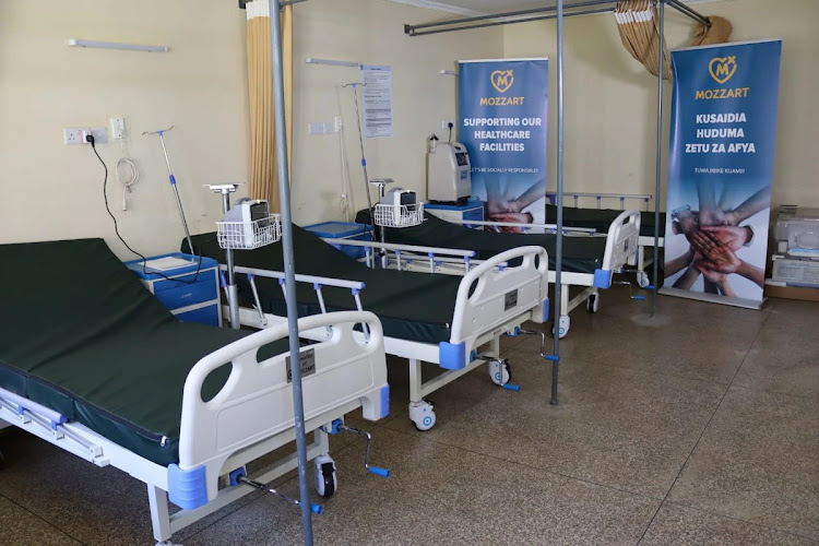 Hospital equipment donated to Kayole Health Centre by Mozzart