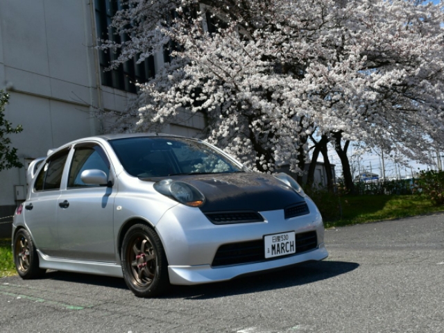 マーチのマーチ・桜・桜と愛車に関するカスタム事例の投稿画像4枚目