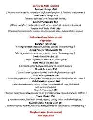 Gufha - The President Hotel menu 2