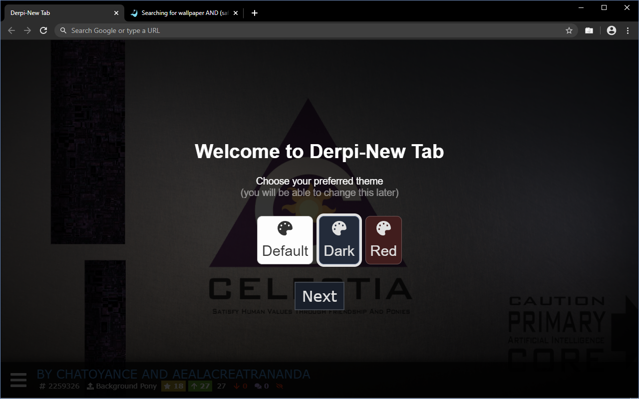 Derpi-New Tab Preview image 0