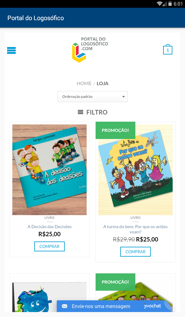 Portal do Logosófico Screen 3