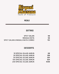 Biryani Khazana menu 4