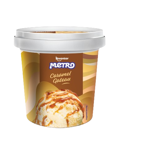 Caramel Gateau Cup Ice Cream (Serving 125 Ml)