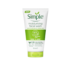 Sữa rửa mặt Simple dưỡng ẩm không chứa xà phòng 150ml