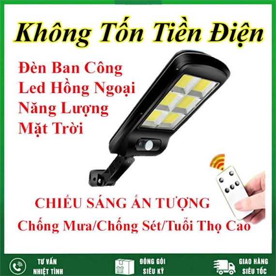 Đèn Đường, Sân Vườn Led Năng Lượng Mặt Trời Solar Street Light