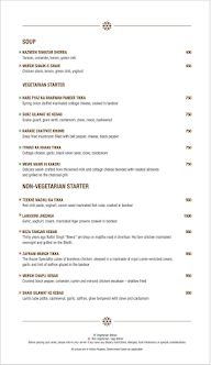 Lavana - Hyatt Regency Gurgaon menu 1