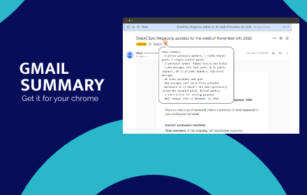 Gmail Summary small promo image