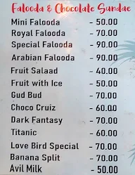 Juzy Cafe menu 1